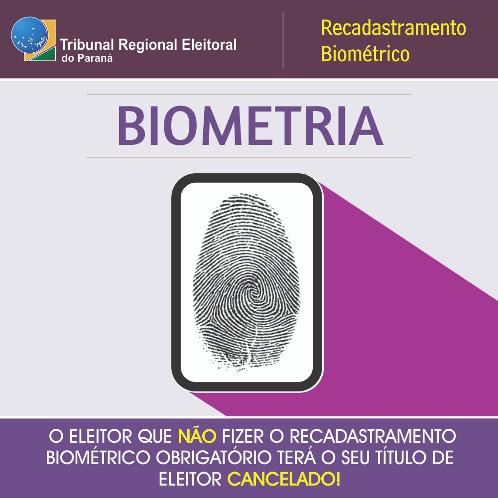 RECADASTRAMENTO BIOMETRICO